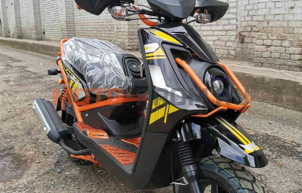 картинка Скутер VENTO Smart, черный-оранжевый ТМЕС 50-QT-9A 49.6 см3																														 от магазина MOTO-PROM+