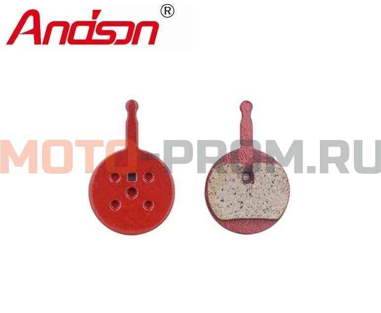 картинка Тормозные колодки ANDSON для дискового тормоза (SRAM AVID BB5, PROMAX DSK-710) AD-05 от магазина MOTO-PROM+