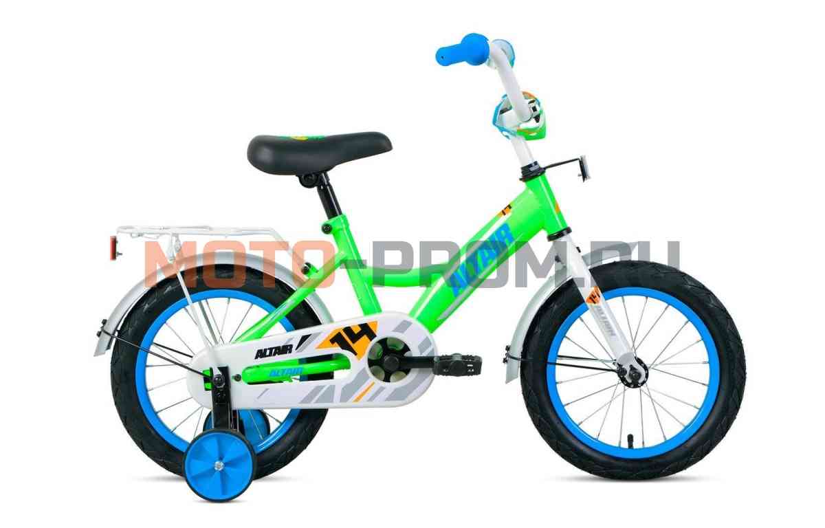картинка ALTAIR KIDS 14 (14" 1 ск.) 2022, ярко-зеленый/синий, IBK22AL14097 от магазина MOTO-PROM+