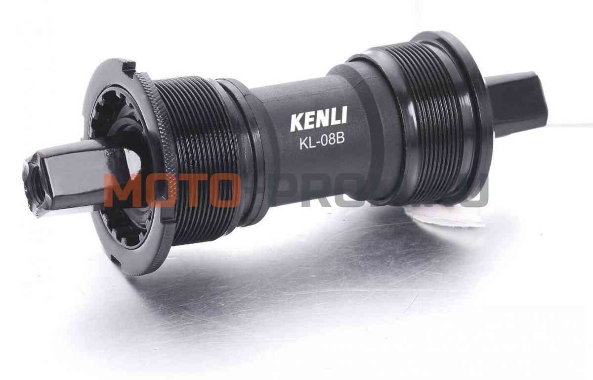картинка Каретка-полукартридж KENLI, чашки стальные, SQR, 68 мм, 115 мм (черный, KL-08B-115) от магазина MOTO-PROM+