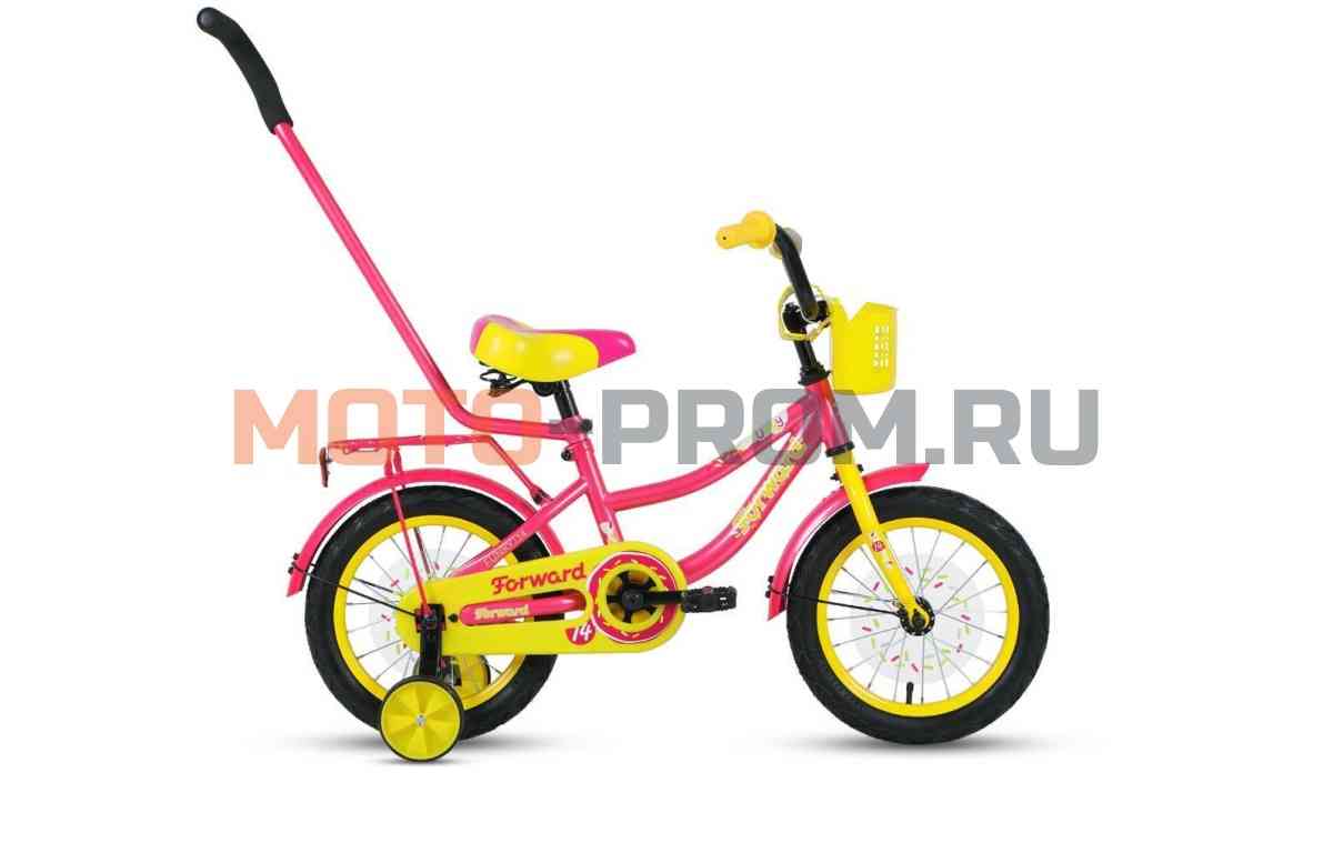 картинка FUNKY 14 (14 1 ск.) 2020-2021, фиолетовый/желтый, 1BKW1K1B1022 от магазина MOTO-PROM+