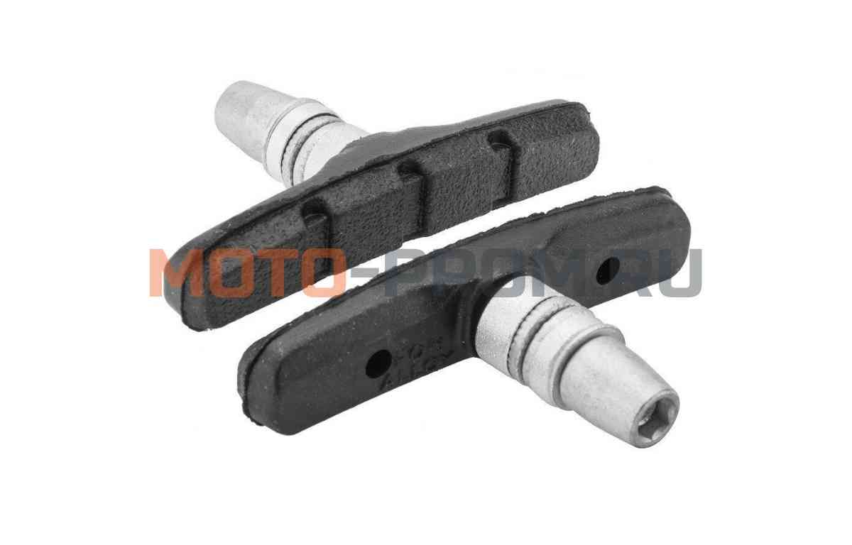 картинка Тормозные колодки 60 мм (пара) V-Brake, BPV-X60 (черный, УТ00023246) от магазина MOTO-PROM+