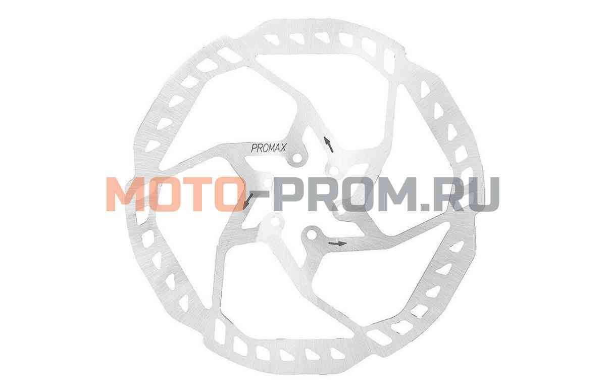 картинка Ротор дискового тормоза 180 мм, 6 болтов, DT-180B, PROMAX (УТ00023352) от магазина MOTO-PROM+