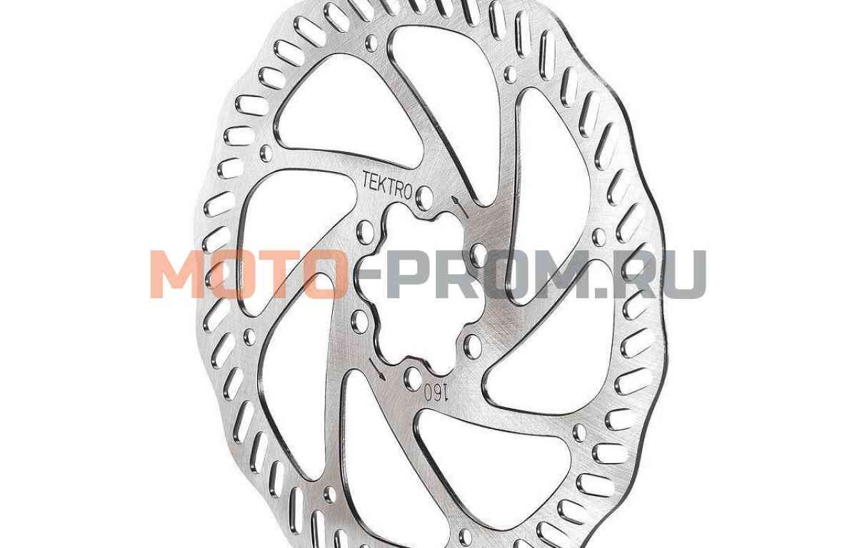 картинка Ротор дискового тормоза 160 мм, 6 болтов, TR160-7, TEKTRO (УТ00021754) от магазина MOTO-PROM+
