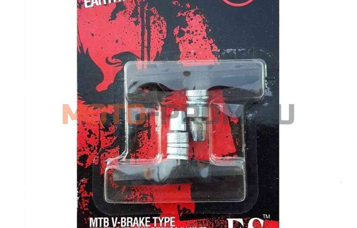 картинка Тормозные колодки 70 мм (пара) V-Brake, блистер, ES (черный, D-1483) от магазина MOTO-PROM+