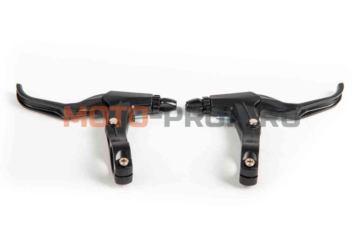 картинка Рукоятки тормоза алюминиевые, комплект 2 шт. (правая+левая) (черный, GW-13042-269) от магазина MOTO-PROM+