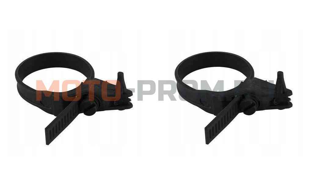 картинка Комплект хомутов (2 шт.) для крепления велосипедного насоса (черный, REQPUMPLSFRM) от магазина MOTO-PROM+