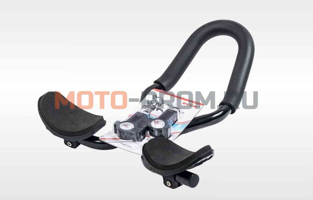 картинка Лежак на руль BCCN алюминиевый (черный, FW3162630) от магазина MOTO-PROM+